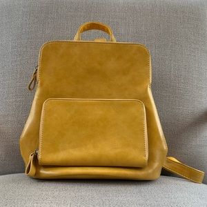 Joy Susan Mini Leather backpack NWT